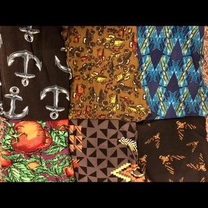 Six pairs of leggings